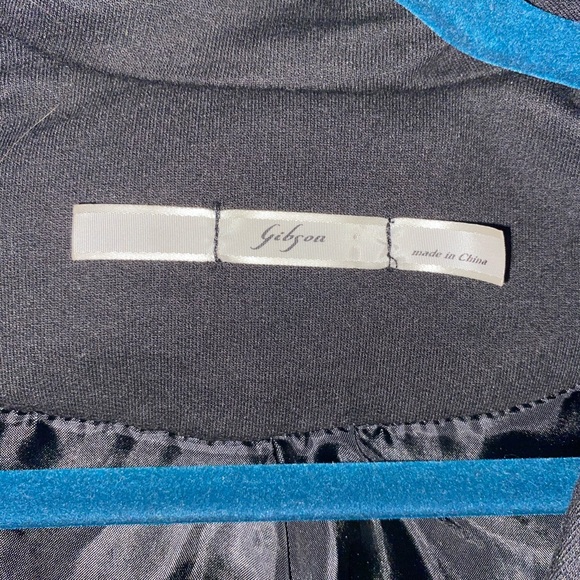 Black Blazer with Ruffled Sleeve by Gibson - Picture 4 of 4